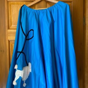 Poodle skirt with elastic waist band!